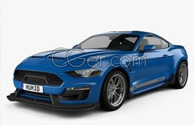 Humster3D - Ford Mustang Shelby Super Snake coupe 2018 - 3DModel