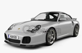 Humster3D - Porsche 911 Turbo Coupe (996) 2000 - 3DModel