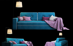 Trehmestny sofa Silvio