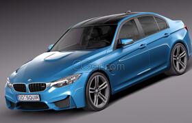 Squir - Bmw m3 2015 - 3DModel