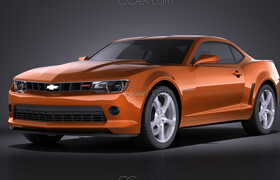 Squir - Chevrolet Camaro SS Convertible 2014 - 3DModel