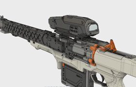 Alex Senechal - Sniper Design Demo in Fusion 360