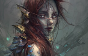 ArtStation - Hayla (Portrait Painting - Full video process + Brushes)