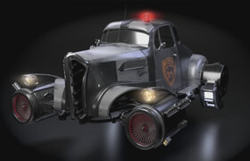 Udemy - Creating a Retro Futuristic Car in Blender 2.78 by Igor Shevchenko