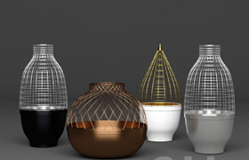 Grid Vase Gaia & Gino by Jaime Hayon