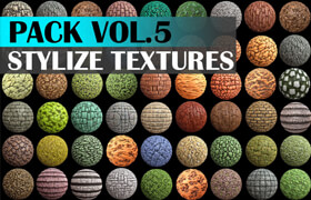 Cgtrader - Stylized Texture Pack - VOL 5 Texture