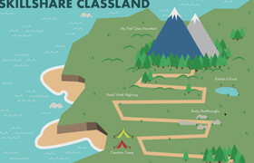 SkillShare - Design an Illustrated Map in Adobe Illustrator with Andrew Brooks