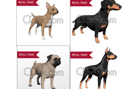 dogs 3dmodel