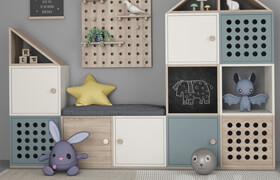 Furniture for children&#39;s room with decor 11