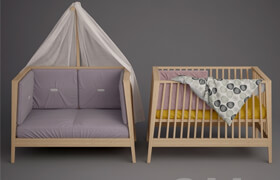 Baby cot Linea by Leander