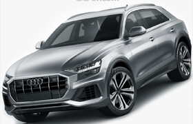 Audi Q8 2019 - 3D Model