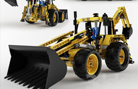 Lego Technic Backhoe Loader