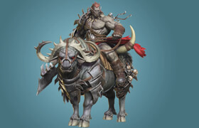 Udemy - Orc Rider and Bull Creature Creation in Zbrush