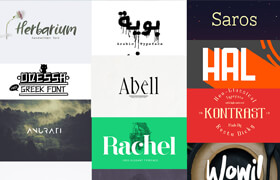 100 Free Fonts Bundle 3