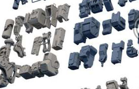 Cgtrader - Kitbash Pack 512 Models 4154 pieces 3D model