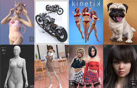 Daz3D - Collection of models 20191126