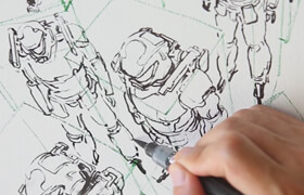 Kim Jung Gi - How to Draw Figures in Perspective