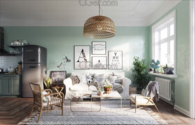 LIVING ROOM share by Youngconcept - 3D model