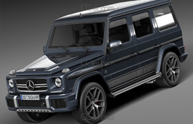 Mercedes-Benz G63 AMG 2016 3D Model (Full)