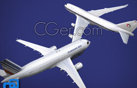 Cgtrader - Pack - Commercial Airplanes 3D model