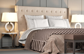 Dantone Home Bed Jarrow Buttons