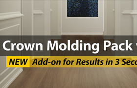 Crown Molding Pack - Blender