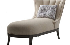 MAX SPARROW. AVA CHAISE LINEN WEAVE