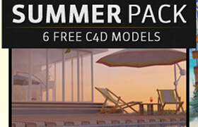 Thepixellab - FREE SUMMER MODELS C4D