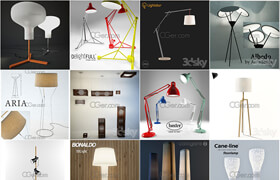 Lighting 灯具 Floor lamp 落地灯