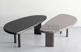 Designconnected pro models - 525 TABLE EN FORME LIBRE