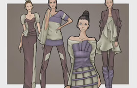 ​Lynda - Photoshop for Fashion Design - Rendering Techniques