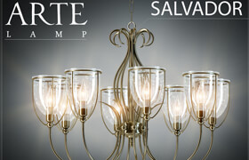 Chandelier Arte Lamp Salvador A6351LM-8AB