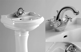 Kerasan "Retro" sink 560x465 mm