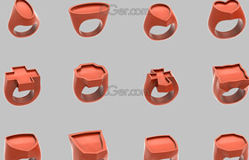 Cgtrader - Zbrush Ring Builder 3D model