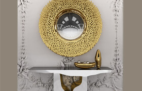 Boca do Lobo ROBIN MIRROR &amp; LAPIAZ CONSOLE