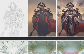 ArtStation - Painting Process Video Guide & Files by Clint Cearley