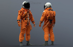 Cgtrader - SPACESUIT NASA ACES 3D model