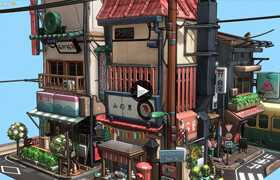 Artstation - Little Tokyo 3d model