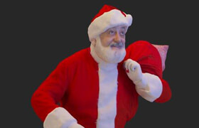 Santa Claus Pose 04 3d model