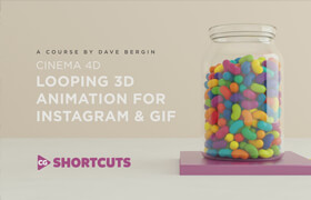 Skillshare - Cinema 4D - Looping 3D Animation for Instagram and GIF