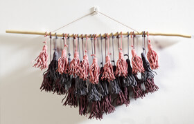 DIY Tassel Wall hanging