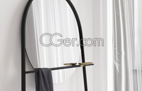 Designconnected pro models - GEOFFREY MIRROR AND CLOTHES STAND
