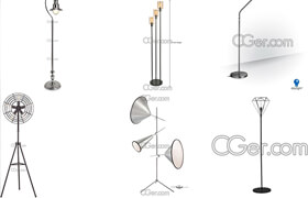 Luminarias - Floor Lamps - 3d model