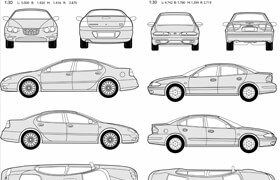 All Vehicle Technical Drawings Ai CDR EPS