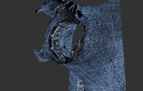 ClothFX - Dynamic Cloth Tearing Plugin for Blender