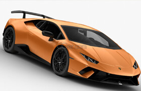 Lamborghini Huracan Performante LP-640-4 2017 - 3dmodel