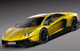 Squir - Lamborghini Aventador LP720 - 3dmodel