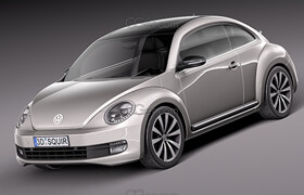 Squir - Volkswagen Beetle 2012 - 3dmodel