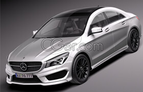 Turbosquid - Mercedes Benz CLA AMG 2014 - 3dmodel