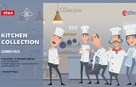 Cartoon Animator 4 - Kitchen collection